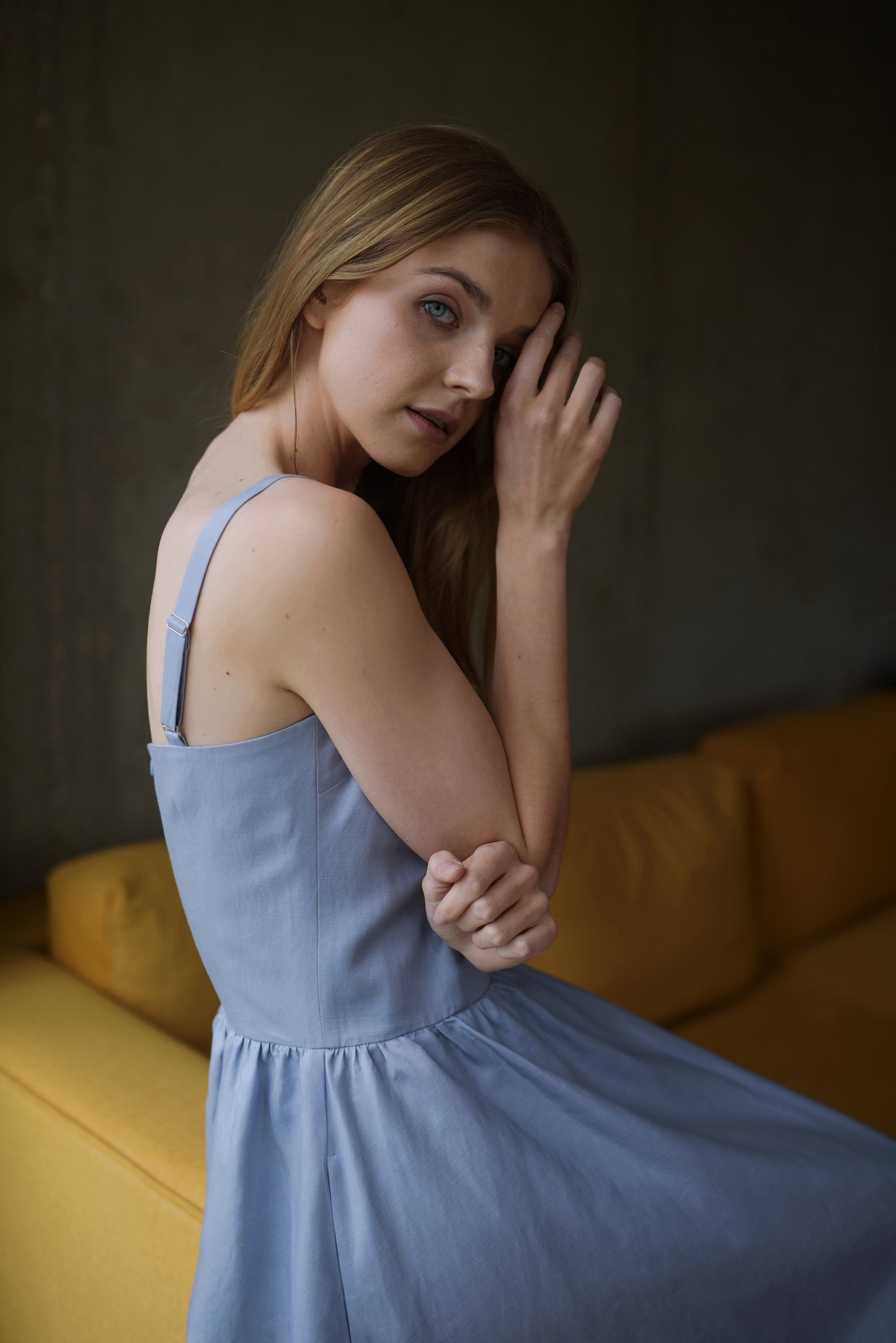 Sukienka Daya Mini Niebieska